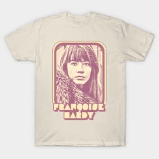 Francoise Hardy / Retro Francophile Design T-Shirt